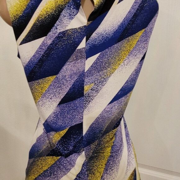 BRAND NEW YELLOW & PURPLE CALVIN KLEIN TOP - Picture 15 of 15